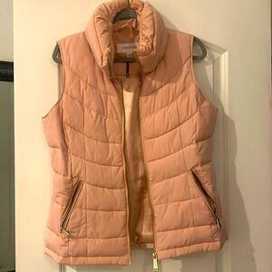 Calvin Klein Blush down puffy vest size M